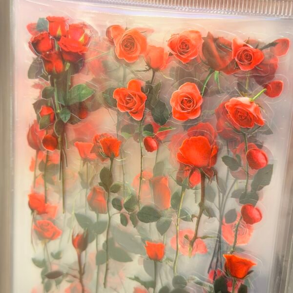 Pegatina aesthetic roses