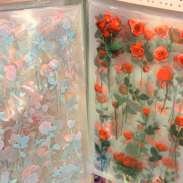 Pegatina aesthetic roses